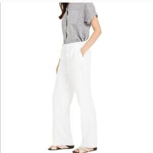 Charter Club Pants shop women's linen pants White Size XL resort wear Vacation